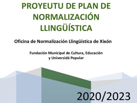 Portada Plan de Normalización Llingüística de Xixón 2020-2023