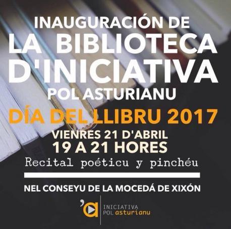 Inauguración de la Biblioteca d'Iniciativa pol Asturianu