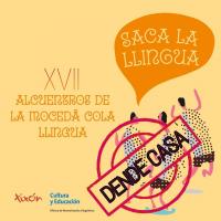 Cartelu XVII Alcuentros de la Mocedá cola Llingua #DendeCasa