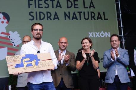 Sidra Camín Eloxu d'Oru de la XXXII Fiesta de la Sidra Natural de Xixón